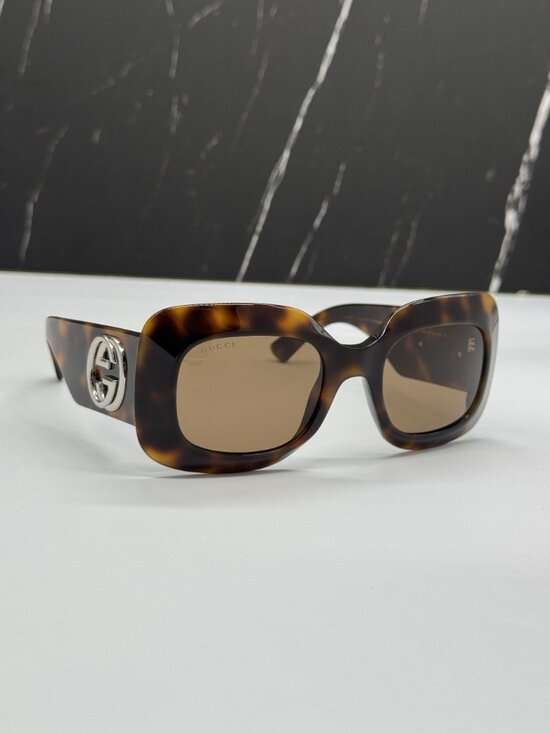 NEW GUCCI GG1695S 002 SUNGLASSES HAVANA WOMEN EYEWEAR main image 11